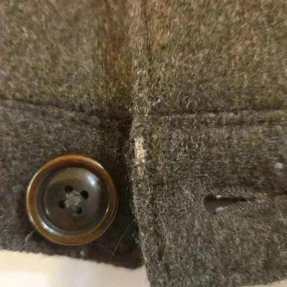 Brooks Brothers Mens Wool Button Down Collared Long Sleeve Jacket Brown Size XL - Picture 8 of 13